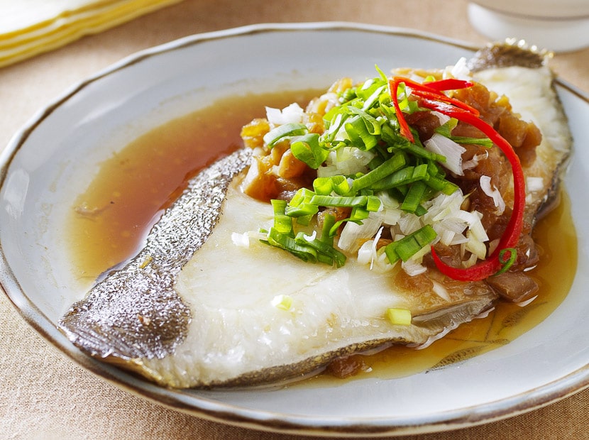 客家菜脯蒸鱈魚