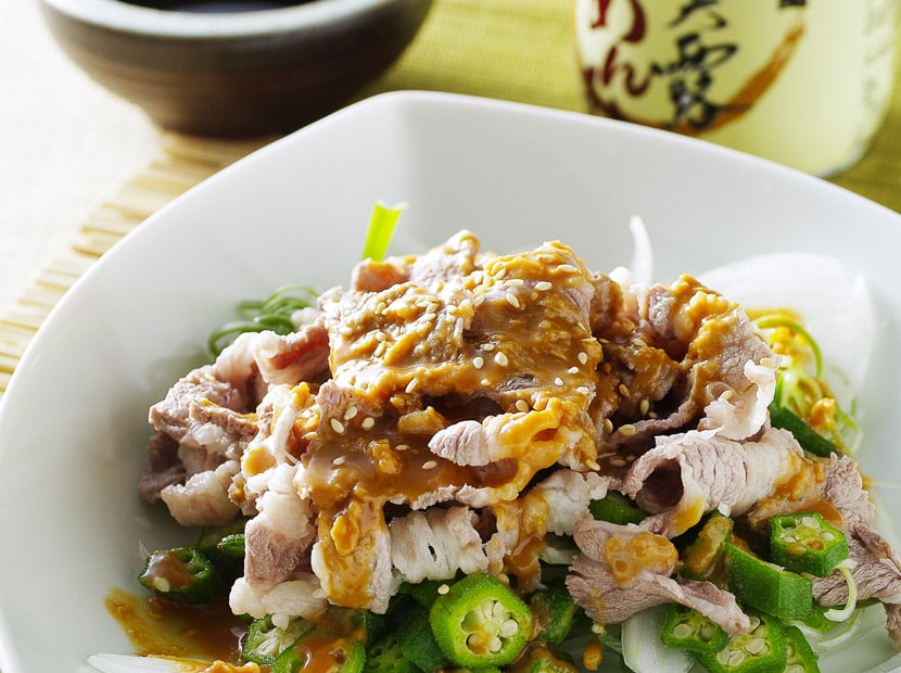 秋葵拌牛肉