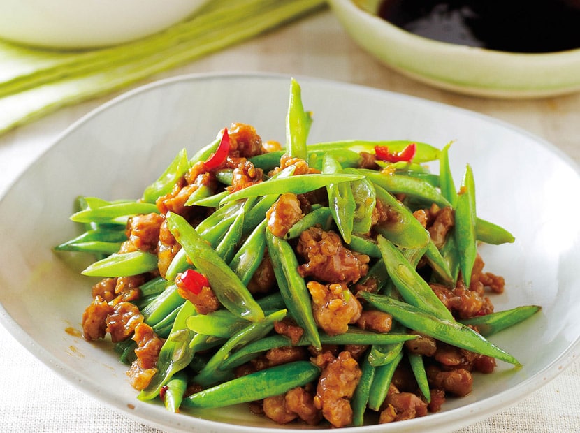 四季蒜香肉末