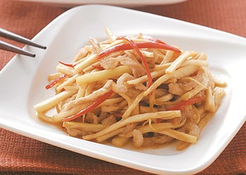 肉絲茭白筍