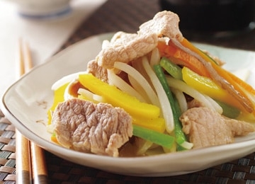五色蔬菜炒肉片