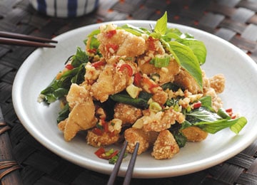 酥炸塔香雞