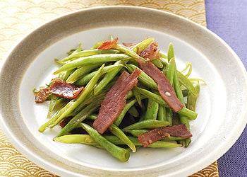 炒四季豆絲