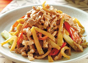榨菜炒肉絲