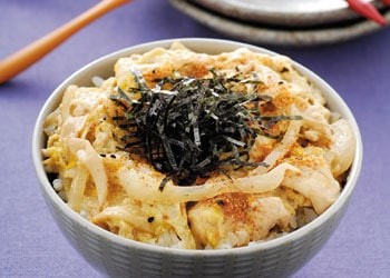 杏鮑菇親子丼