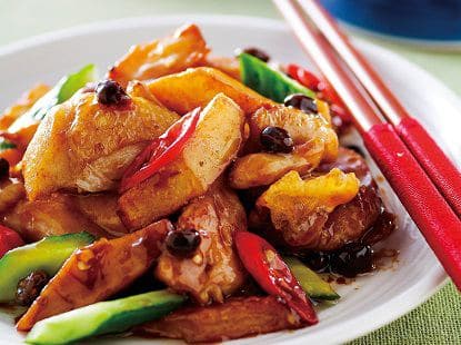 豆豉軟煎雞