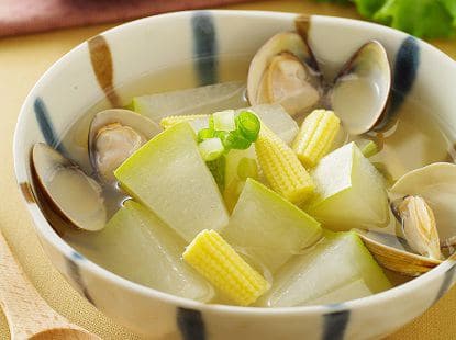 冬瓜玉筍蛤蜊湯